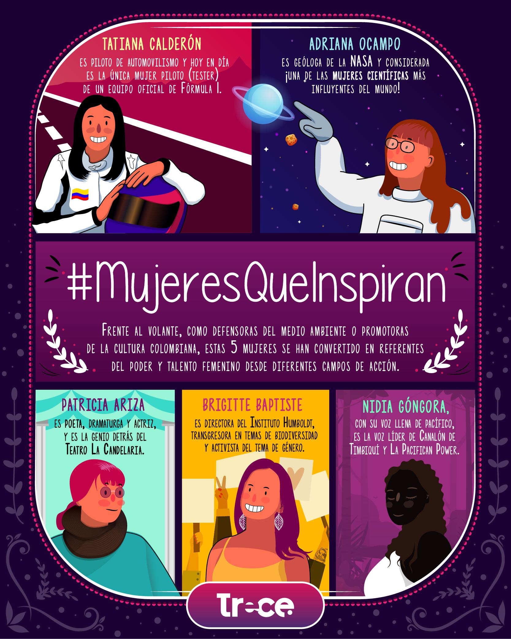 Mujeres colombianas que inspiran Canal Trece